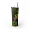 Skinny Tumbler with Straw – 20 oz Stainless Steel Cup