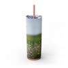 Skinny Tumbler with Straw – 20 oz Stainless Steel Cup