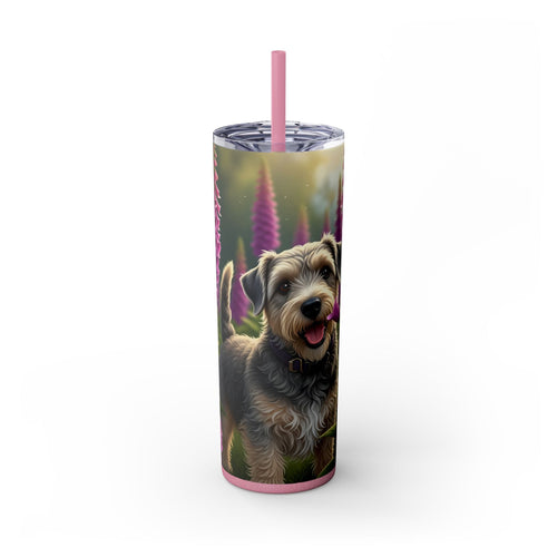 Skinny Tumbler with Straw – 20 oz Stainless Steel Cup