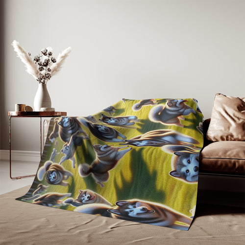 Sweatshirt Blanket – Plush Fleece Throw, 2 Size Options