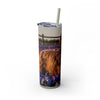 Skinny Tumbler with Straw – 20 oz Stainless Steel Cup
