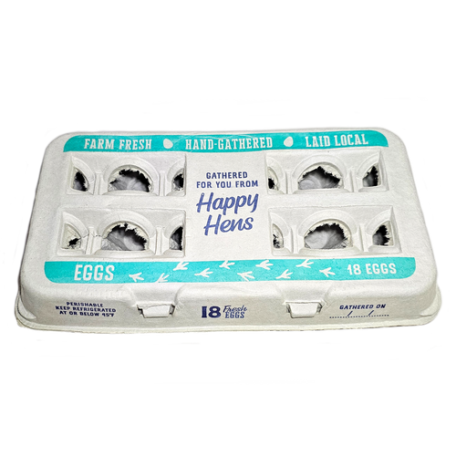 Henlay 18-Pack Egg Cartons for Farm Fresh Eggs – Durable & Reusable Egg Carton, 50 Pack