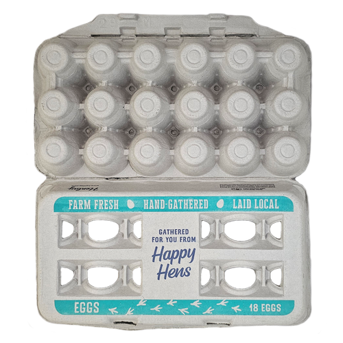 Henlay 18-Pack Egg Cartons for Farm Fresh Eggs – Durable & Reusable Egg Carton, 50 Pack