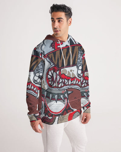 20 cool dragon red design Men's All-Over Print Hoodie