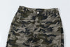 American Retro Camouflage Bell-bottom Pants Men