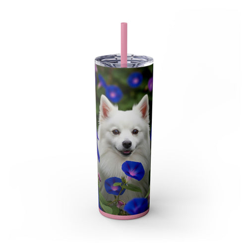 Skinny Tumbler with Straw – 20 oz Stainless Steel Cup
