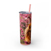 Skinny Tumbler with Straw – 20 oz Stainless Steel Cup