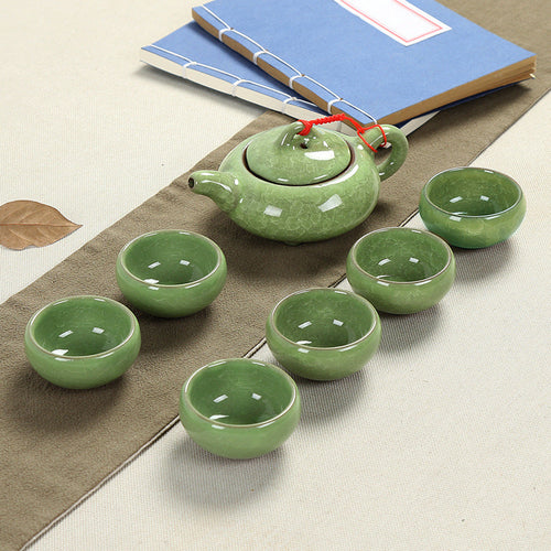 Ceramic teapot tea set gift box
