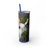 Skinny Tumbler with Straw – 20 oz Stainless Steel Cup