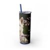 Skinny Tumbler with Straw – 20 oz Stainless Steel Cup