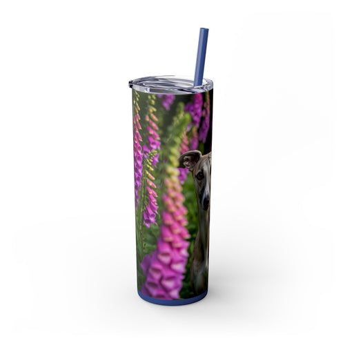 Skinny Tumbler with Straw – 20 oz Stainless Steel Cup