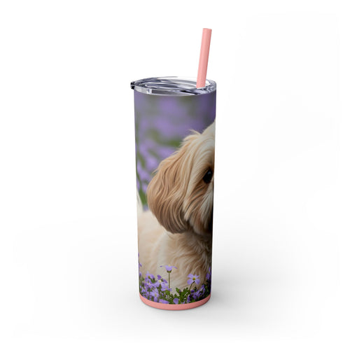 Skinny Tumbler with Straw – 20 oz Stainless Steel Cup