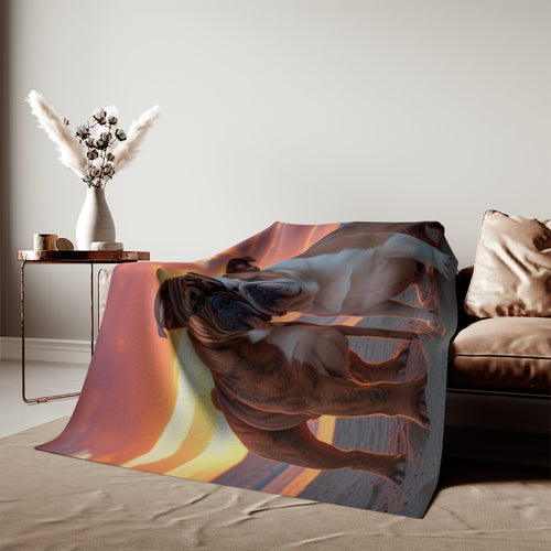 Sweatshirt Blanket – Plush Fleece Throw, 2 Size Options