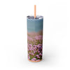 Skinny Tumbler with Straw – 20 oz Stainless Steel Cup