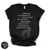 More Wolf Than Woman Tee ( WHITE DESIGN )| Wild Feminine Graphic T-Shirt