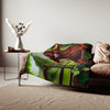 Sweatshirt Blanket – Plush Fleece Throw, 2 Size Options