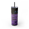 Skinny Tumbler with Straw – 20 oz Stainless Steel Cup