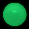 Glow in the Dark Glitter Ball 2-Pack Dog Toy | Soft PUP-X Rubber Floating Fetch Ball with Treat Dispenser | USA Made