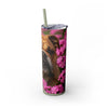 Skinny Tumbler with Straw – 20 oz Stainless Steel Cup