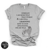More Wolf Than Woman Tee ( BLACK DESIGN )| Wild Feminine Graphic T-Shirt