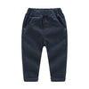 Embroidered Pants Solid Color Soft Children's Pants