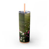 Skinny Tumbler with Straw – 20 oz Stainless Steel Cup