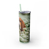 Skinny Tumbler with Straw – 20 oz Stainless Steel Cup