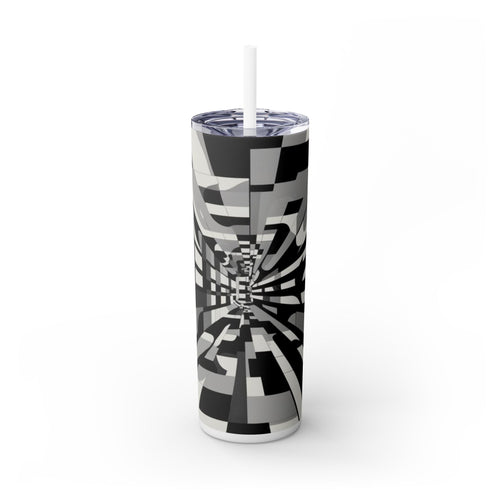 Skinny Tumbler with Straw – 20 oz Stainless Steel Cup