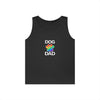 Pride Dog Dad Unisex Heavy Cotton Tank Top (9 Colors)