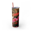 Skinny Tumbler with Straw – 20 oz Stainless Steel Cup