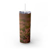 Skinny Tumbler with Straw – 20 oz Stainless Steel Cup