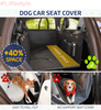 Large Seat Guard Waterproof Back Seat Extended Cover With Mesh Window Storage Pockets