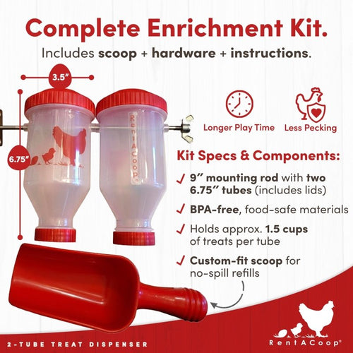 RentACoop Small Chicken Treat Dispenser