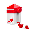 RentACoop 64oz(2L) Automatic Drinker with Auto-Fill Cup and Horizontal Nipple