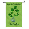 Happy St Patricks Day Personalized Custom Garden Flag C155