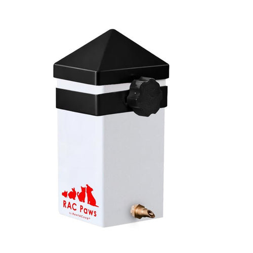 RAC Paws by RentACoop 32oz(1L) Small Animal Drinker with No-Drip Brass Nozzle