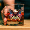 American Eagle and US Flag 250 Years Glass | Happy 250th Birthday USA | Patriotic 4th of July Glass | America Anniversary | Independence Day Whiskey Glass Beer Glass 682563
