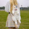 Fairy Light Calico Cat Backpack –Handmade Glowing Plush Gift