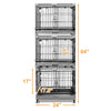 24-30 Black Metal Wire Dog Crate LS-2N01/LS-2.5N01