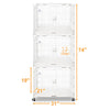 24-30 White Metal Wire Dog Crate DLS2402/DLS3002