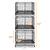 24-30 Black Metal Wire Dog Crate LS-2N01/LS-2.5N01
