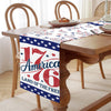 Land Of The Free 1776 Table Runner | Patriotic American Independence Day | 4th Of July Table Runner For Kitchen 682369