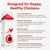 RentACoop 10lb High Rise BPA-Free Single-Port Chicken Feeder