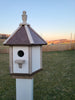 Handcrafted Amish Poly Birdhouse – 1 Hole Bird House, Weather-Resistant Design