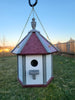 Handcrafted Amish Poly Birdhouse – 1 Hole Bird House, Weather-Resistant Design
