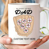 We Caught The Best Dad | Personalized Custom Baseball Dad Mug With Kid's Name | Gift For Dad, Husband | Father's Day Gift 682234
