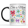 She Is Mom Christian Mug – Bible Verse Floral Mug for Faithful Moms, Religious Coquette Mother’s Day Gift 682152