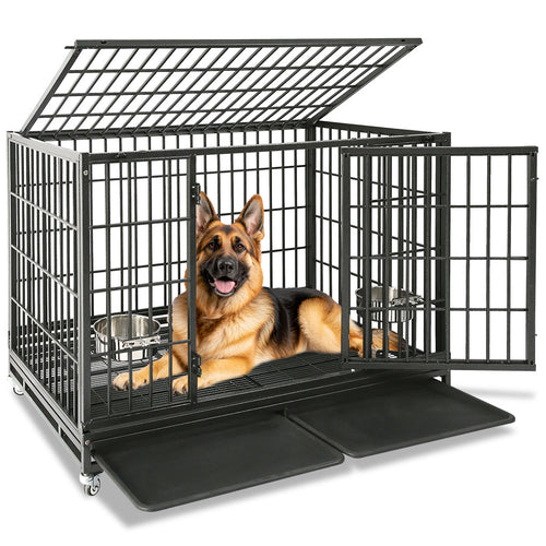 48 Heavy Duty Dog Cage for XL/XXL Dogs 481D