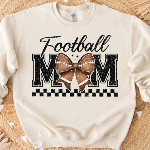 Football Mom Sweatshirt – Game Day Vibes, Sporty Mama Shirt, Cheer Mom Gift, Mother's Day Football Lover Apparel 682151