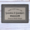 Grandma and Grandpa's House Personalized Custom Doormat